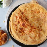 Puranpoli · whole wheat sweet bread filled with dal, jaggery and sugar