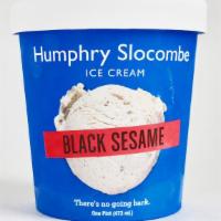 Humphry Slocombe Black Sesame · Toasted black sesame seeds with sesame oil added for extra oomph. There’s no going back. Con...