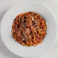 Mom'S Ricotta Meatballs & Spaghetti With Bolognese Sauce (898 Cal.) · House made beef, veal, pork & ricotta meatballs, romano, spaghetti.