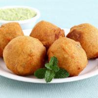 Aloo Bonda · Potato filled appetizer made from the classic south Indian heritage.
