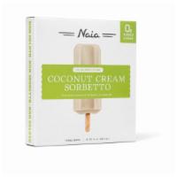 Naia 0G Added Sugar Bar Coconut Cream Sorbetto · From tropical groves to the Pacific to creamy bars. Our rich dairy-free bar is made simply w...