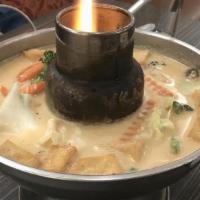 Tom Kha j(Bowl) · An exotic Thai soup with coconut milk, galangal, broccoli, mushrooms, tomato, tofu and lemon...