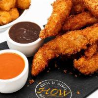 Combo Tender 18 · 18 Tenders, comes with 3 sauce choice, 2 drink choices, & 3 dipping sauce choices. Extra sau...
