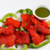 Fish Pakora · Fish dipped in special batter and fried.