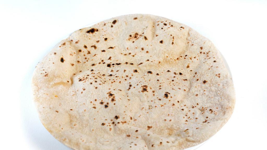 Plain Roti · Roti made of whole wheat flour.