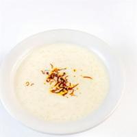 Kheer (8 oz) · Indian version of rice pudding cooked with milk and sugar, flavored with nuts.