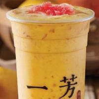 Mango Pomelo Sago 楊枝甘露 · Limited Quantity. *Please note that this is an ice blended drink, the drink may be less froz...