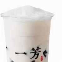 Grass Jelly Almond Latte 仙草杏仁露 · Taiwanese almond latte with blended ice and grass jelly. Caffeine free & dairy free (ice ble...