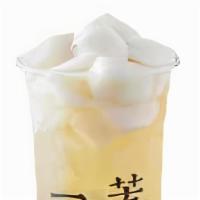 Almond Jelly Pineapple Mountain Tea 鳳梨杏仁凍高山茶 · This product is blended with mountain tea. Please consume within an hour for its best taste....