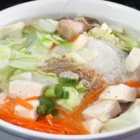 Vegetarian Noodle Soup · 