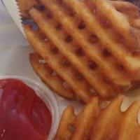 Waffle Fries · seasoned