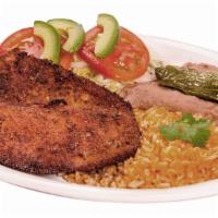 Milanesa / Fried Chicken · Our Fried Chicken Combo comes with 3 Sides and 6 tortillas.