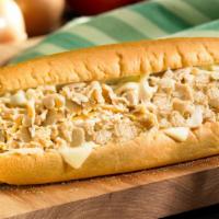 Philly Chicken & Cheese · Thinly sliced chicken cooked to order  with melted white American cheese served on a geniune...