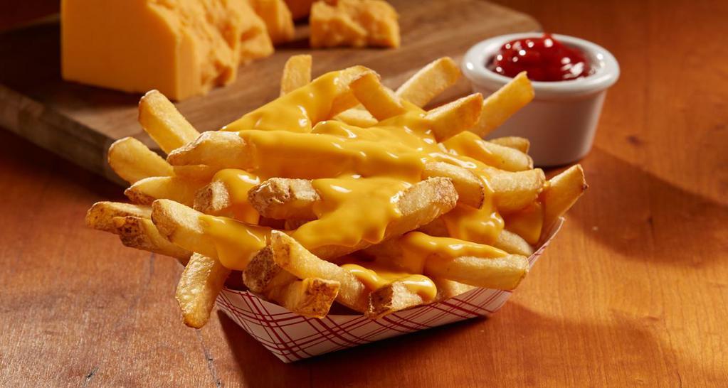 Cheese Fries · French fries with a side of Wiz.