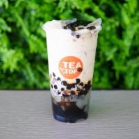 6. Earl Grey Milk Tea with 3Q · Most popular drink of all, Loaded with Brownsugar Pearls Cocunut Jelly GrassJelly. Must Try