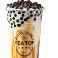 50. Fresh Milk with Brown Sugar & Pearls · Non-caffeinated.
Comes with extra boba