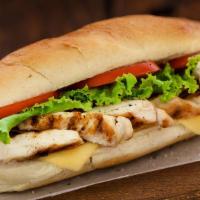 1901's Famous Grilled Chicken Sandwich · A grilled sandwich with chicken, cheddar cheese, provolone cheese and swiss cheese.