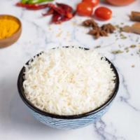 White Basmati Rice (16 oz) · Plain basmati rice.