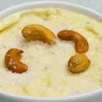 Rice pudding · A thick, creamy, boiled dessert that is made with rice, milk, and other ingredients.