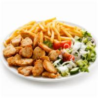 Chicken Shawarma Fries · Delicious yummy juicy chicken topped on crispy hand-cut fries.