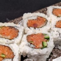 Spicy Tuna · Classic Roll With Tamashi's Famous Spicy Tuna Mix with Cucumber.