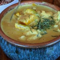 Pumpkin Curry · Thai kabocha squash and homemade curry paste.