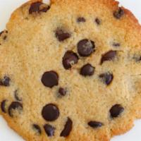 Healthy Chocolate Chip Cookie · Low-carb gluten-free chocolate chip cookie -no sugar added- (gluten-free).