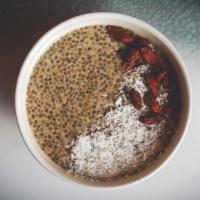 Coconut Goji Chia Pudding · Creamy chia seed pudding made with coconut almond milk and lightly sweetened with coconut su...