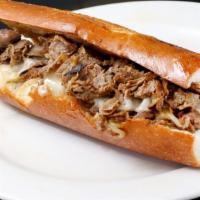 Philly Cheese Steak · Grilled Onions, Choice of Meat, Cheese