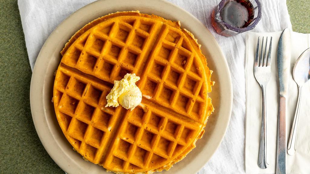 Plain Waffle · A crispy, buttery plain waffle. 217 cal.