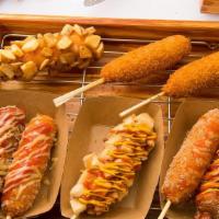Original Hotdog R1 · Korean style Hotdog with beef + pork mixed Sausage

Delivery Order = 30 seconds microwave re...