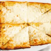 Garlic Bread · Bread, topped with garlic, herb seasoning, baked to perfection.