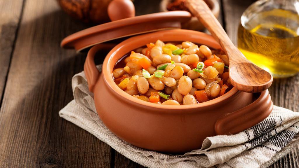 Beans · A side dish of Beans available in customer's preference of flavor and size.