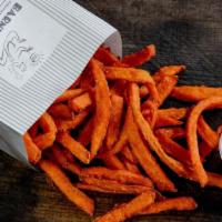 Sweet Potato Fries · Served with our chipotle aioli.