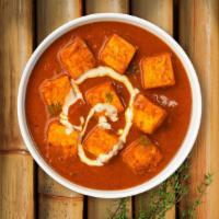 Peter's Paneer Makhani · Cubes of cottage cheese cooked with tomatoes and butter curry.