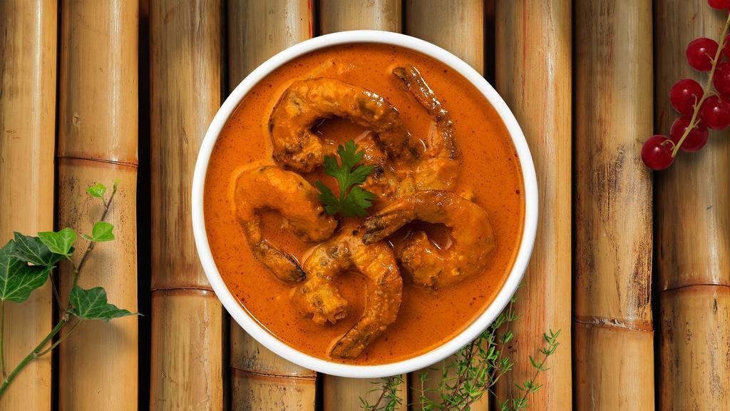 Shrimp Stallion Curry · Shrimp cooked in exotic tomato based curry.