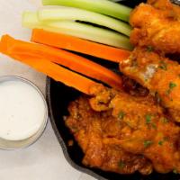 After Hours Wings (5 Piece) · Also comes with celery and carrots.