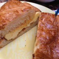 2a. Croissant with Egg & Cheese · 