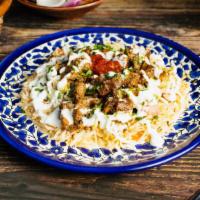 Meat Shwarma Bowl · A marriage between skewered pieces of lamb and beef marinated in a mediterranean blend of he...
