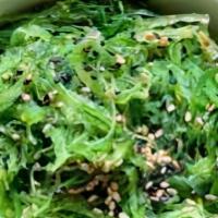 Seaweed Salad · Seaweed, sesame seeds, sesame oil.