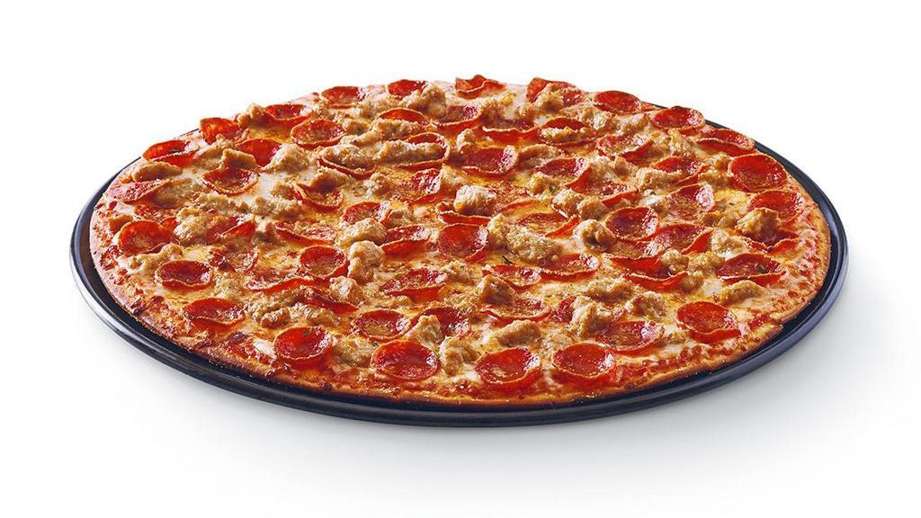 Create Your Own · Create a masterpiece! Build your pizza with choices of meat, veggies, and cheese toppings*. . Includes 1 Free Topping (Reduced Price Will Be Displayed At Checkout).. *At least one topping must be selected.