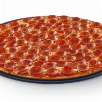 Pepperoni · Loaded Edge to Edge® with crispy heritage pepperoni and smoked Provolone cheese.