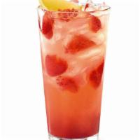 Freckled Lemonade® · Our famous blend of Minute Maid® Lemonade and strawberries.
