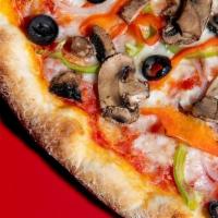 Ny Style Hand Stretched Thin Crust Veggie Pizza (18