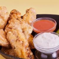 Garlic Parmesan Wings · Classic Bone-In Chicken Wings seasoned with garlic and parmesan