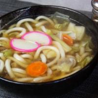 2. Beef Udon · Thinly slices beef with vegetables.