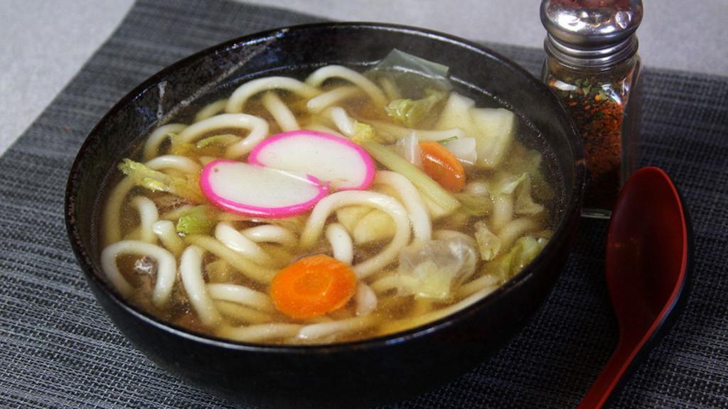3. Beef Udon · Thinly slices beef with vegetables.