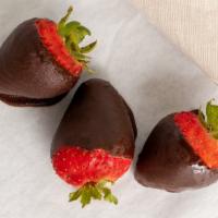 Chocolate Dipped Strawberries · (3) Chocolate dipped strawberries