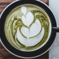Matcha Green Tea Latte (Iced) · 