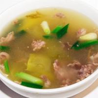 322. 酸菜羊肉湯Preserved Vegetable & Lamb Soup · 
